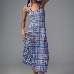 Anthropologie Dhruv Kapoor Plaid Midi Dress